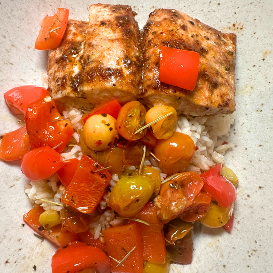 Recipe: Blackened Mahi Mahi Rice Bowl