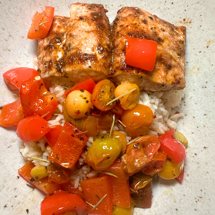 Recipe Blackened Mahi Mahi Rice Bowl Spring Forward Club